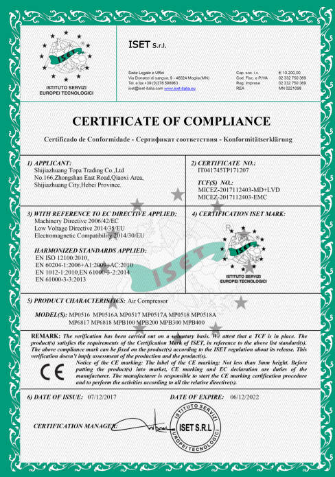 topa-CE-certification