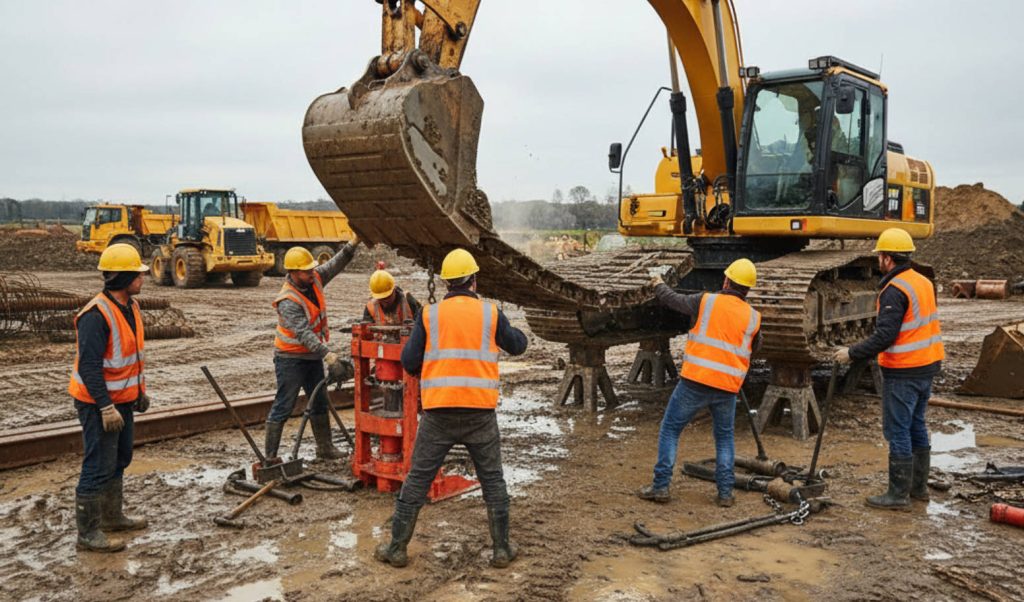 hydraulic fitting for excavator